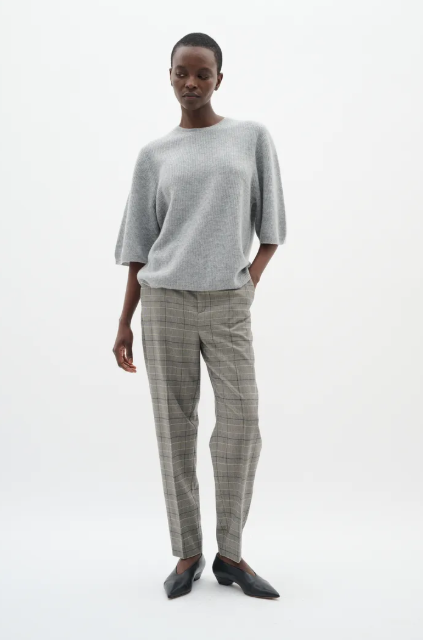 Inwear Ladies broklyn Cigarette Pant In Black/White, Trousers
