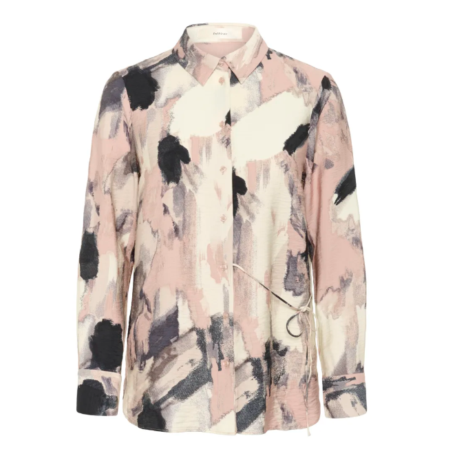 Inwera Ladies AlleyIW Comino  Shirt In Art Canvas Dusty Blush