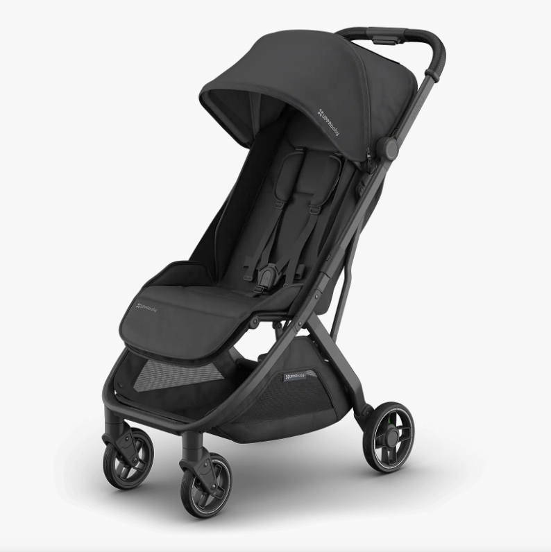 UPPAbaby Minu® V3 Jake -  Charcoal | Carbon Frame | Black Leather