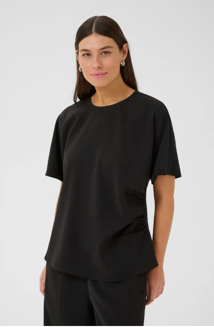 Culture Ladies CuSlinky Aram Blouse In Black