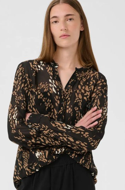 Inwear Ladies AverieIW Shirt In Lenora Black