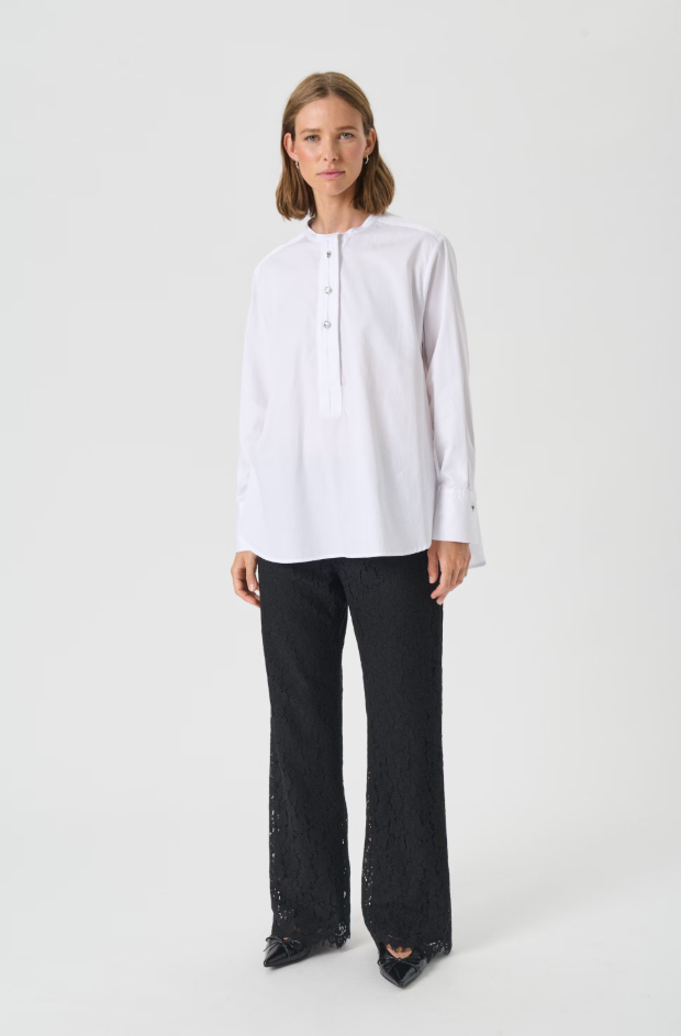 Part Two Ladies VildanaPW Shirt In Bright White -  Vildana Shirt