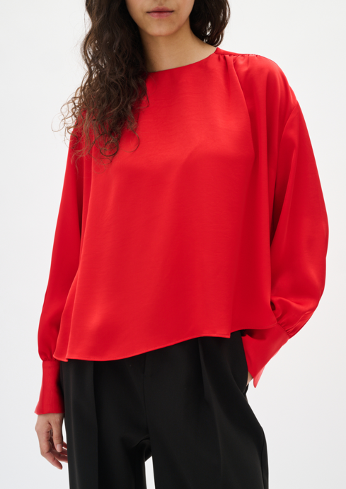 In Wear Ladies Blouse DawnIW in Cranberry, Dawn