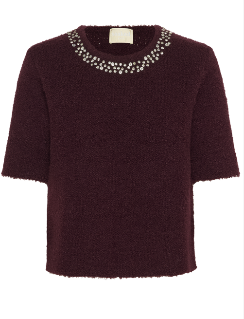 Soaked in Luxury Ladies Pullover SLSelene in Winetasting, Selene Short Sleeved