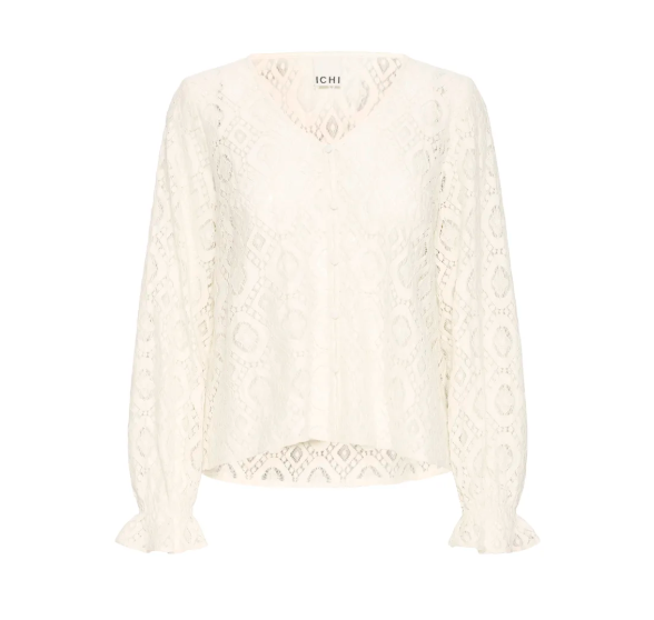 Ichi Ladies IHLACE Shirt In Birch