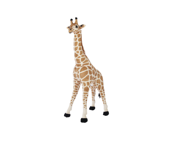 Cuddle Co Medium Standing Giraffe Stuffed Animal 135cm