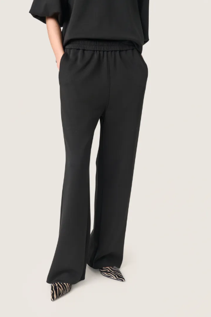 Soaked In Luxury Ladies SLMagana Valera Trousers In Black