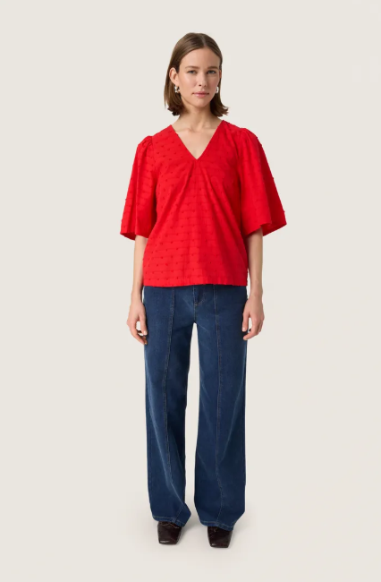 Saoked In Luxury ladies SLSunela Felisia Top In Goji Berry