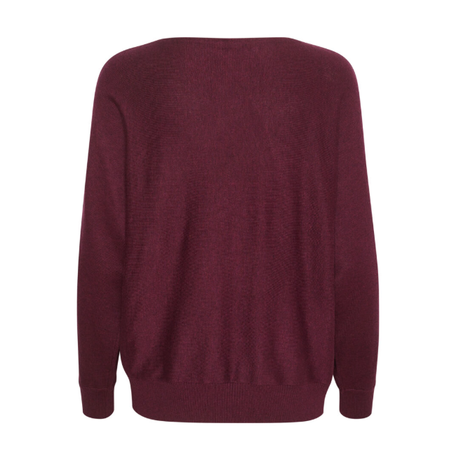 Culture ladies CUannemaire Batwing Jumper Wine