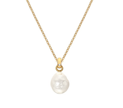 Hot Diamonds Calm Pearl Pendant - 18ct gold plate