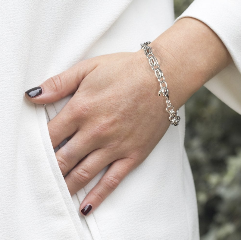 Hot Diamonds Statement Silver Charm Bracelet - Sterling Silver