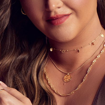 Hot Diamonds Lunar Pendant - 18ct gold Plate