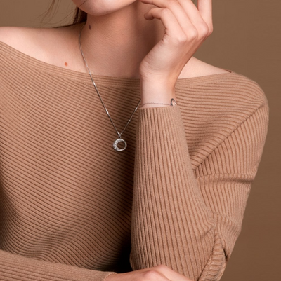 Hot Diamonds Celestial Pendant - Large - Sterling Silver
