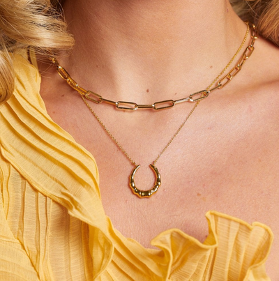 Hot Diamonds HD X GE Bondi Necklace - 18ct Gold Plate