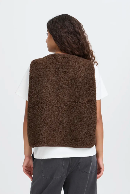 Ichi Ladies Gillet  Ihgozima In coffee bean, Gozima Waistcoat