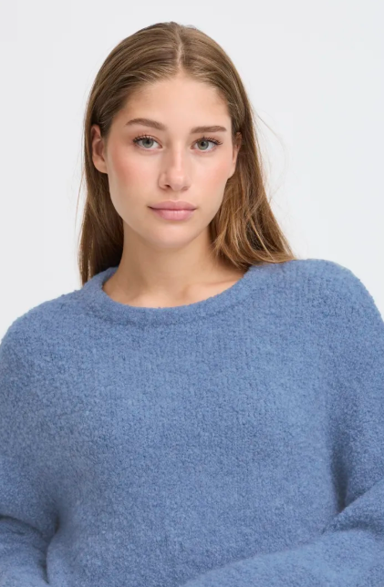 ICHI Ladies Ihblarisa In Blue Yonder, Blarisa Pullover