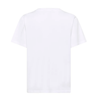 Part Two Ladies JaminaPw T-Shirt In White Tawny Port Deco