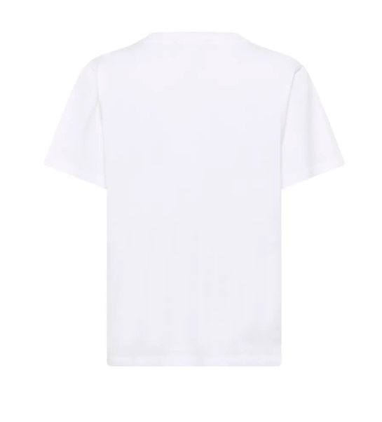 Part Two Ladies JaminaPw T-Shirt In White Tawny Port Deco