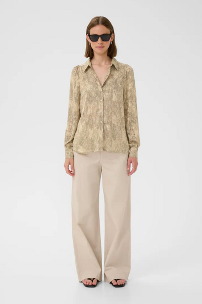 InWear Ladies AddisonIW Blouse In Dotted Surface Neutral