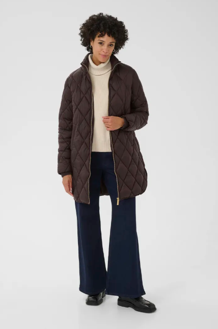 Part Two Ladies OlilasPW Coat In Mole