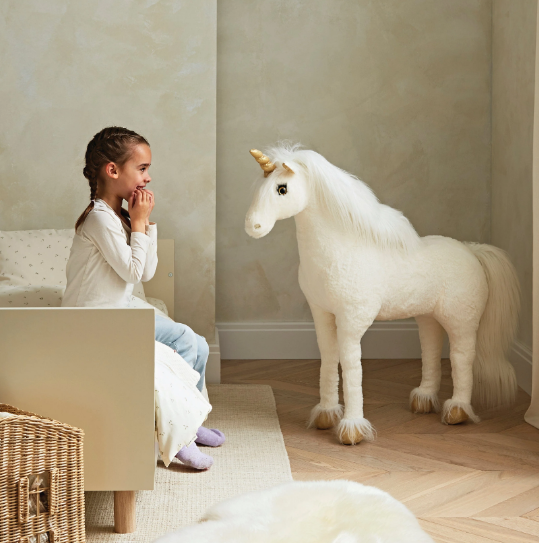 Cuddle Co Standing Unicorn - Gold Dust Stuffed Animal