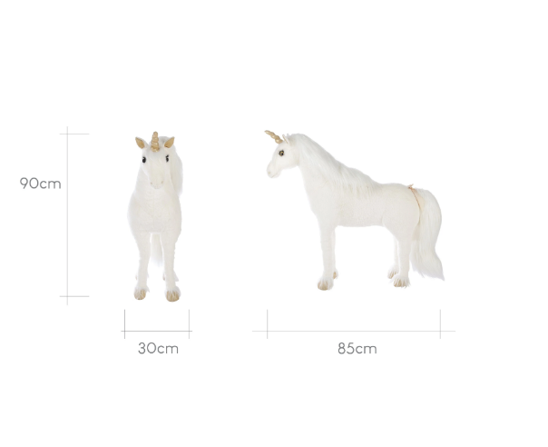 Cuddle Co Standing Unicorn - Gold Dust Stuffed Animal