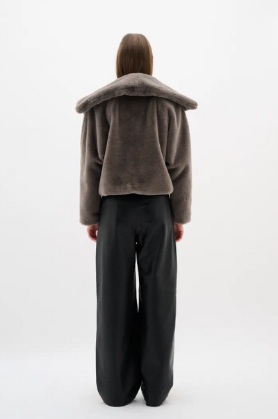 Inwear Ladies YoboIw Coat In Sandy Grey, Yobo