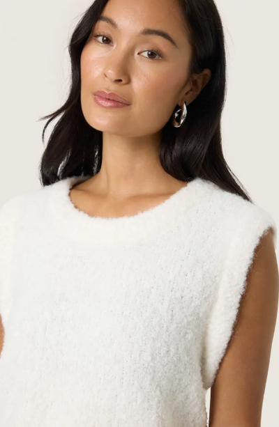 Soaked In Luxury SLAmaris Pullover In Broken White