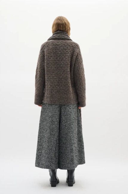 Inwear Ladies GraiaIW Turtleneck Pullover In Sandy Grey Melange, jumper