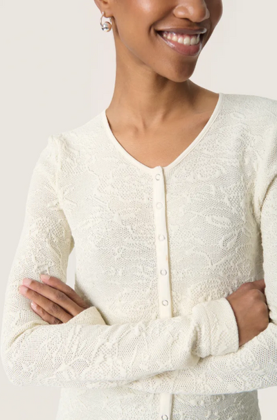 Soaked In Luxury Ladies SLLupina Blouse In Whisper White
