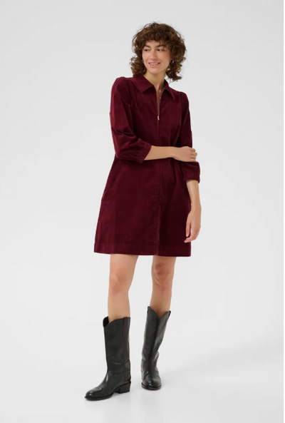 Part Two Ladies EyvorPW Dress In Tawny Port