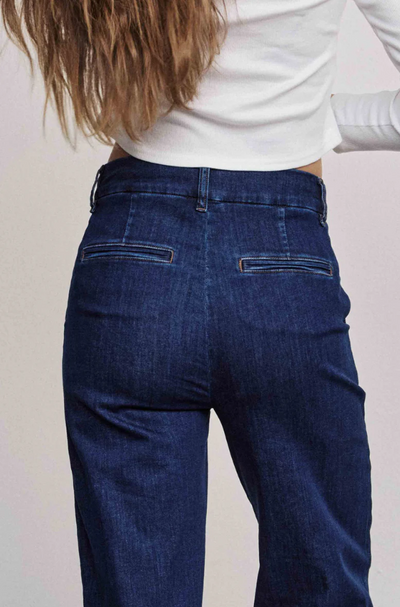 Numph Ladies NUAMBER LONG - Dark Blue Denim