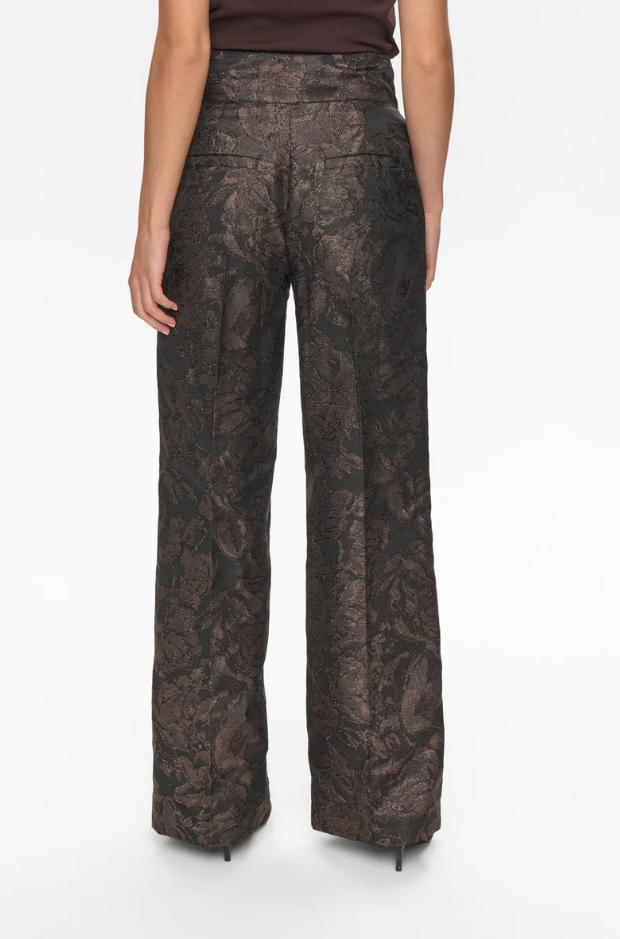 Numph Ladies NULIKA PANTS - Black Coffee