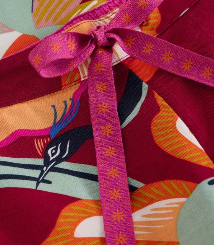 White Stuff ORGANIC NINA PJ BOTTOM in RED MULTI