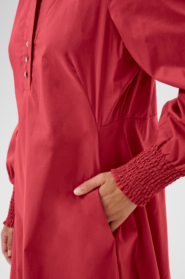 Culture Ladies CULORETTA Antoinett Dress In Chilli Pepper, Loretta