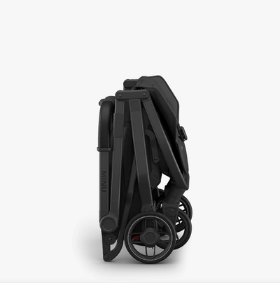 UPPAbaby Minu® V3 Jake -  Charcoal | Carbon Frame | Black Leather