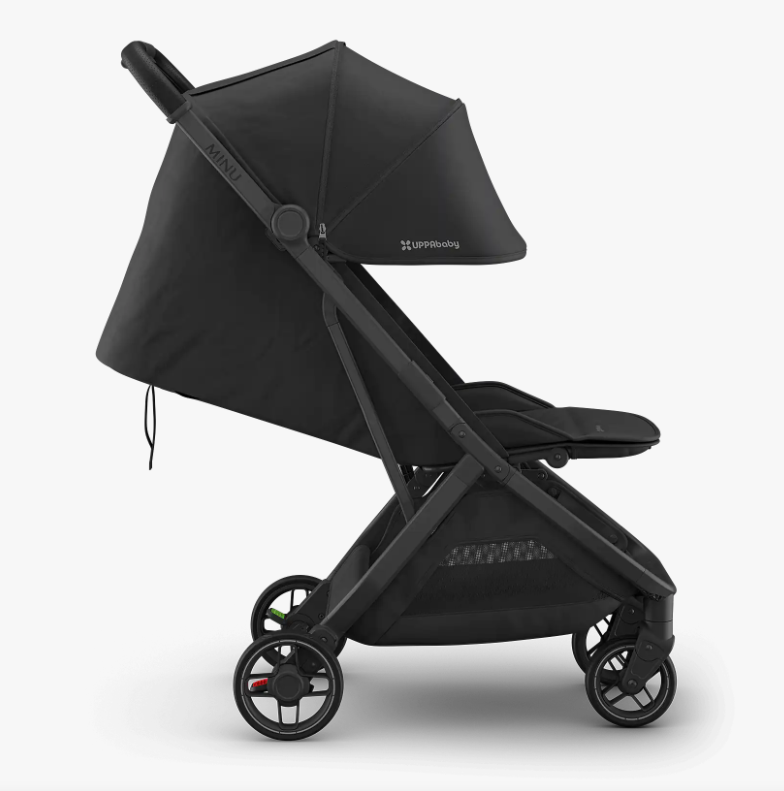 UPPAbaby Minu® V3 Jake -  Charcoal | Carbon Frame | Black Leather