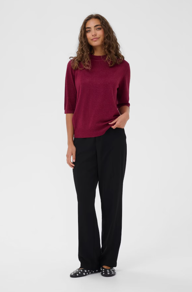 Culture Ladies CuFay Pullover In Zinfandel