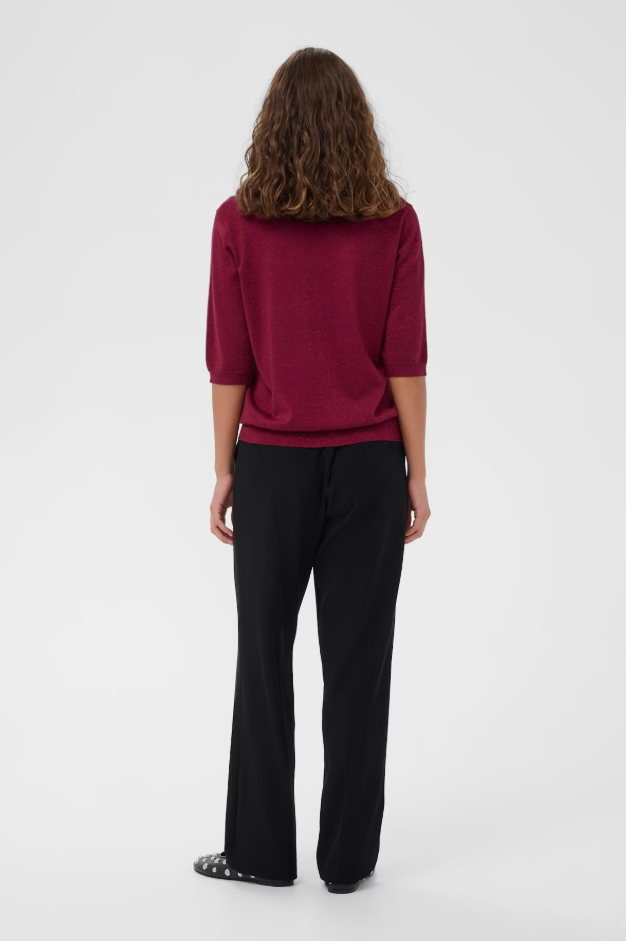 Culture Ladies CuFay Pullover In Zinfandel