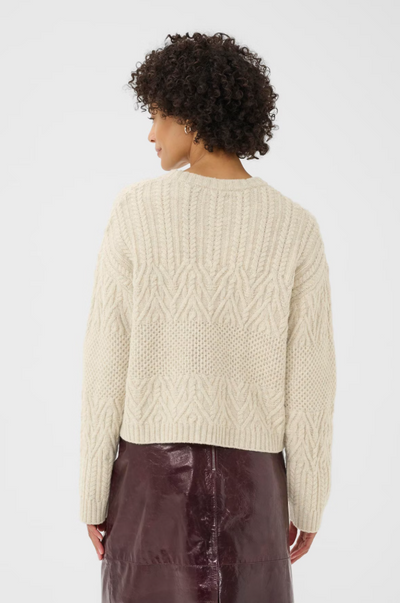 Part Two Ladies SindyPW Pullover in French Oak Melange