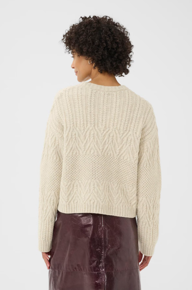 Part Two Ladies SindyPW Pullover in French Oak Melange