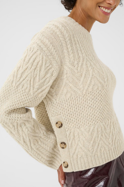 Part Two Ladies SindyPW Pullover in French Oak Melange