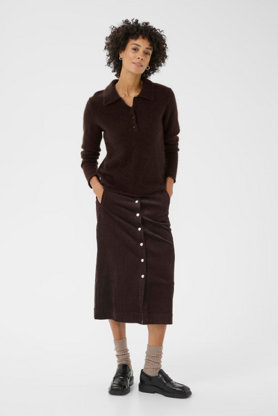 Part Two Ladies SilyaPW Pullover In Ganache Melange