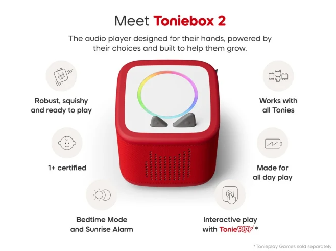 tonies - Tonie box 2 Starter Set - Red