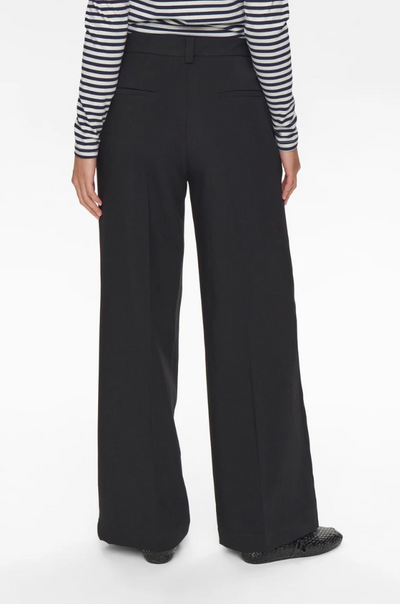 Numph Ladies NUALMUT PANTS - Caviar