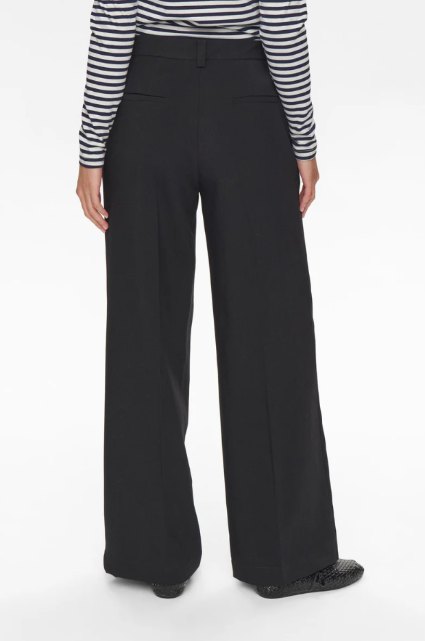 Numph Ladies NUALMUT PANTS - Caviar