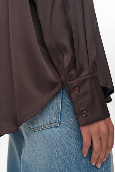 Numph Ladies NUSATTI SHIRT - Black Coffee