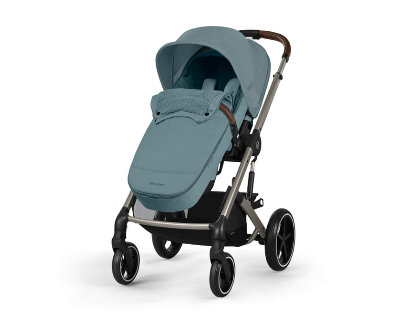 CYBEX Gold - Gold Footmuff - Stormy Blue
