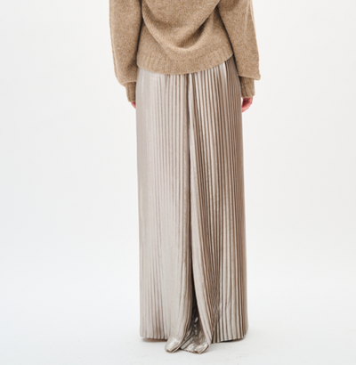 In Wear Ladies FutureIW Pants in Silver, Future Pleated Trousers