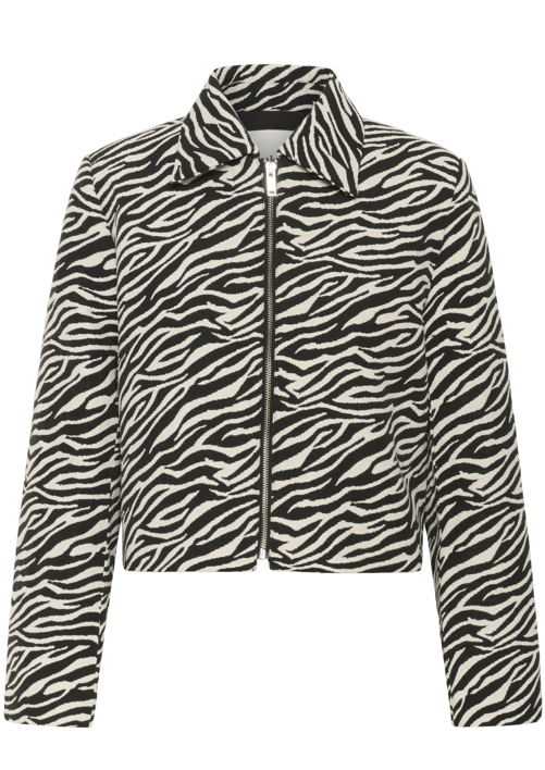 Soaked in Luxury Ladies SLDarleen Jacket in Animal Jacquard, Darleen
